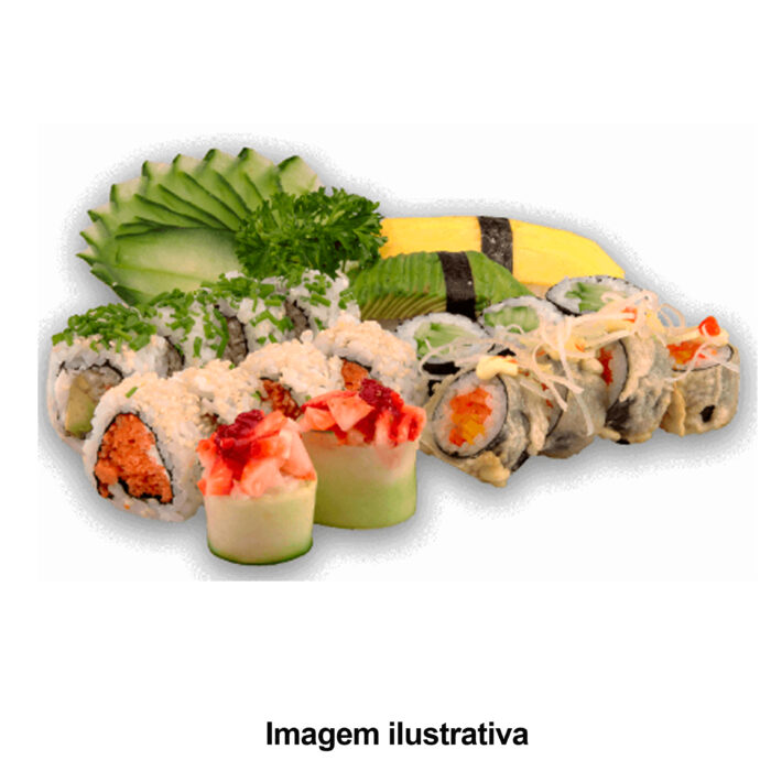 Combinado vegetariano (18 pecas)